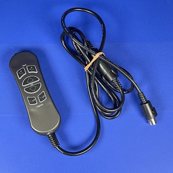 MLSK89-A2(A) 2M-L Gray USB 6 Button 5 Pin Prong Handheld Recliner Remote Control - Picture 1 of 5